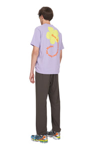 UNNA wren green running pants for men with a soft stretch and two front pockets.