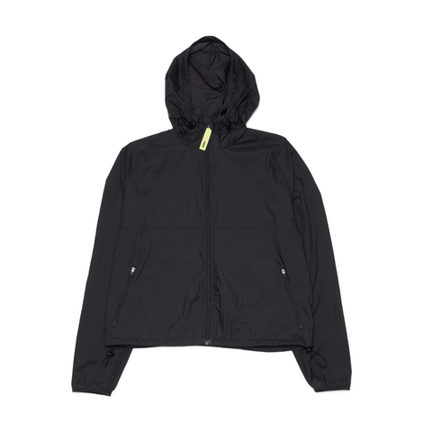 Lightweight running jacket in black - UNNA Smiles Run Jacket